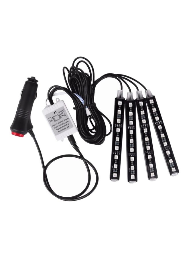 4-Piece LED Strip Lights With Remote - Image 3