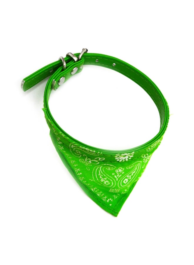 Cool Baby Adjustable Pet Scarf Collar Green/White  - Image 2