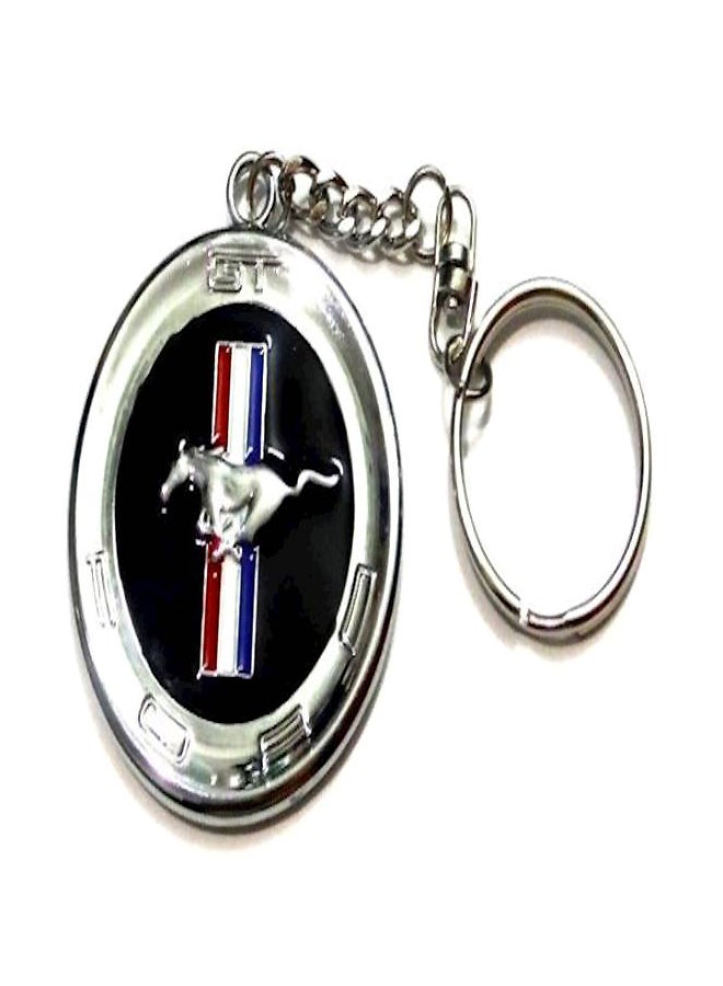 Creative Ford Mustang Metal Car Mark Key Chain - Image 1