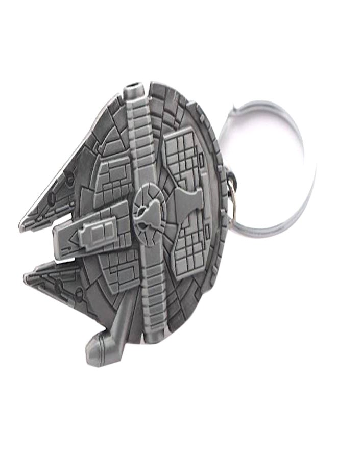 سلسلة مفاتيح بتصميم سفينة الفضاء ميلينيوم فالكون مستوحاة من سلسلة أفلام "Star Wars"