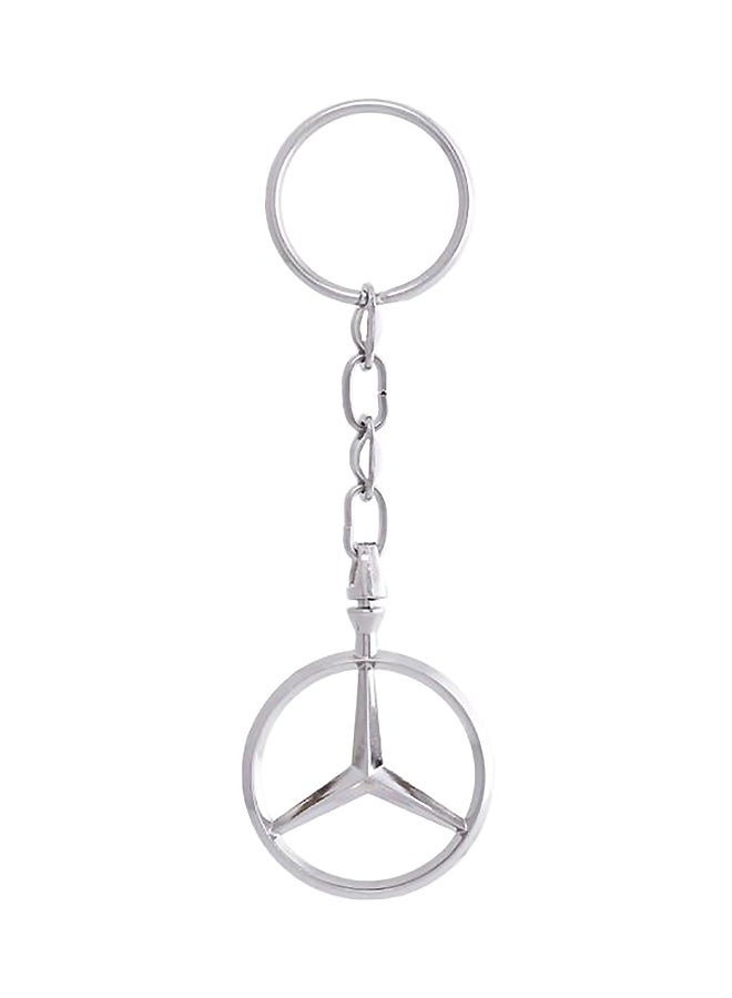 Mercedes Emblem Keychain