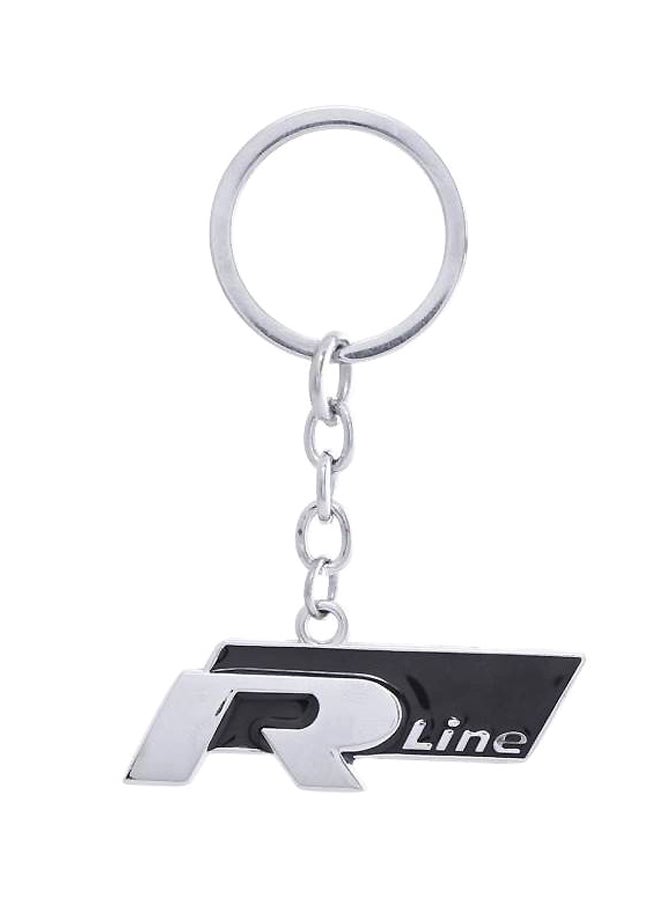 Zinc Alloy Metal Volkswagen R Line Car Key Chain - Image 1