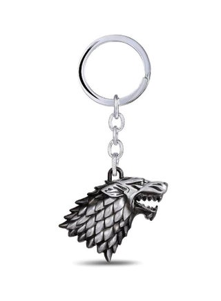 سلسلة مفاتيح بتصميم شعار عائلة ستارك من مسلسل Game Of Thrones - v1556024020/N24109384A_1