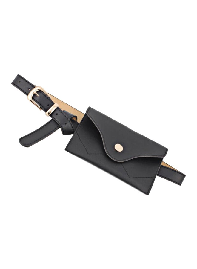 Sharpdo Waist Bag Belt Beige/Black/Gold - Image 1