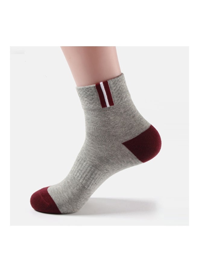 Sharpdo 5-Pair Breathable Cozy Socks Multicolour - Image 3