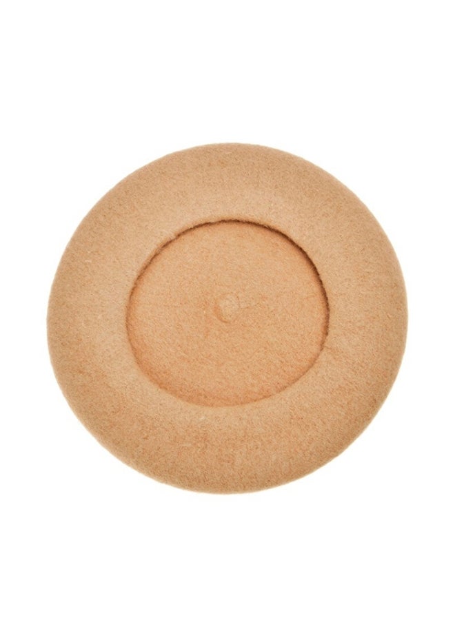 Sharpdo - Wool Beret Hat Brown - Image 1