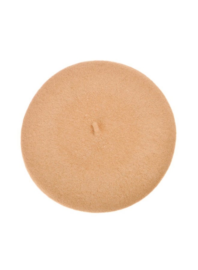 Sharpdo - Wool Beret Hat Brown - Image 1