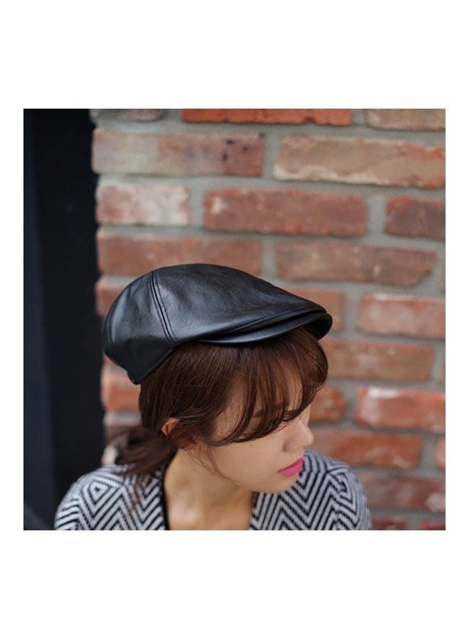 شاربدو قبعة جولف من الجلد أسود - Image 5