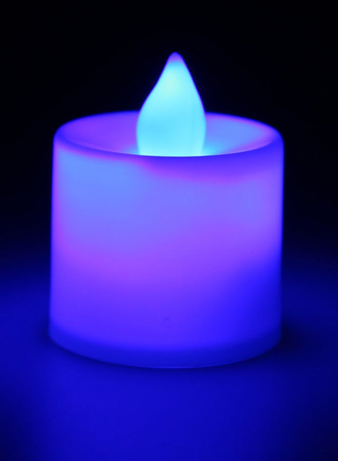 شمعة عديمة اللهب ومضية مزوّدة بمصباح LED أبيض - Image 2