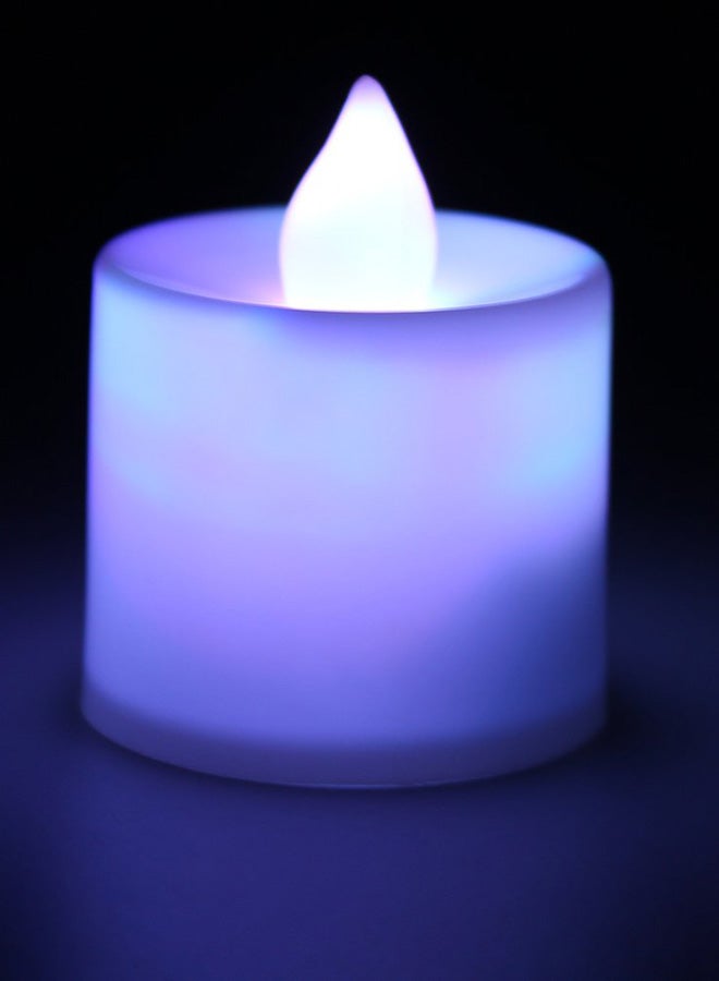 شمعة عديمة اللهب ومضية مزوّدة بمصباح LED أبيض - Image 3