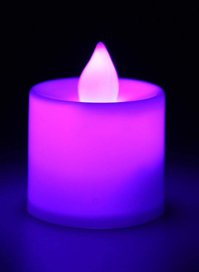شمعة عديمة اللهب ومضية مزوّدة بمصباح LED أبيض - Image 4