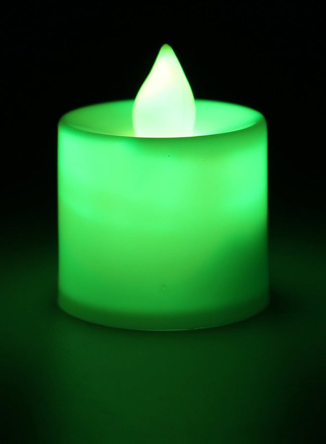 شمعة عديمة اللهب ومضية مزوّدة بمصباح LED أبيض - Image 5