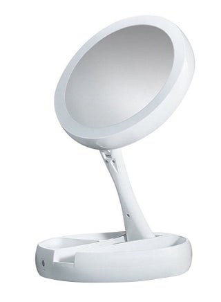 Double Sided LED Lighted Folding Mirror White - v1556024664/N23992199A_1