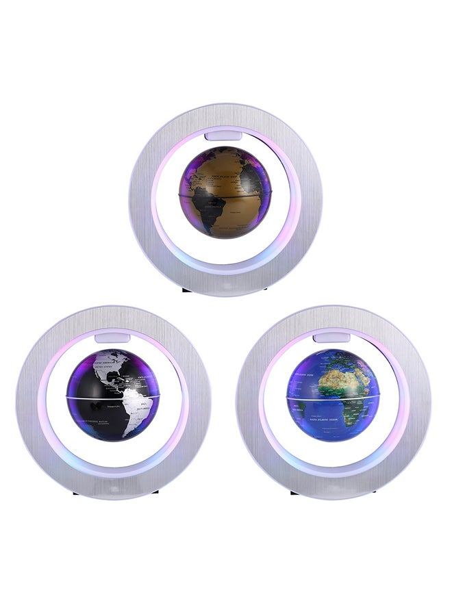 Novelty Magnetic Floating Night Lamp Silver/Black - Image 3