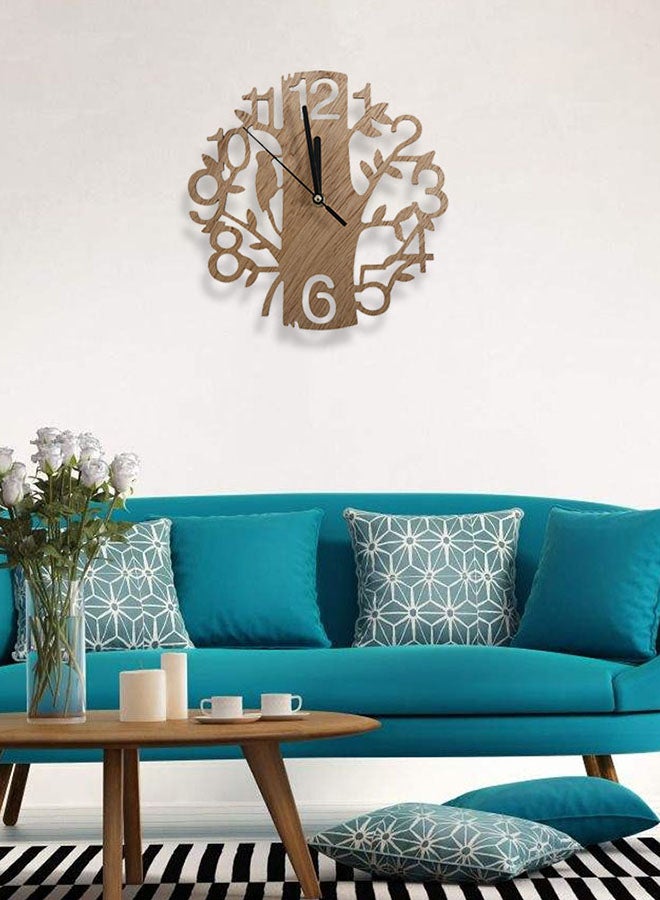 Vintage Design Wall Clock Brown/Black - Image 3