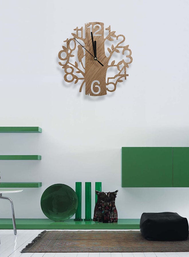 Vintage Design Wall Clock Brown/Black - Image 5