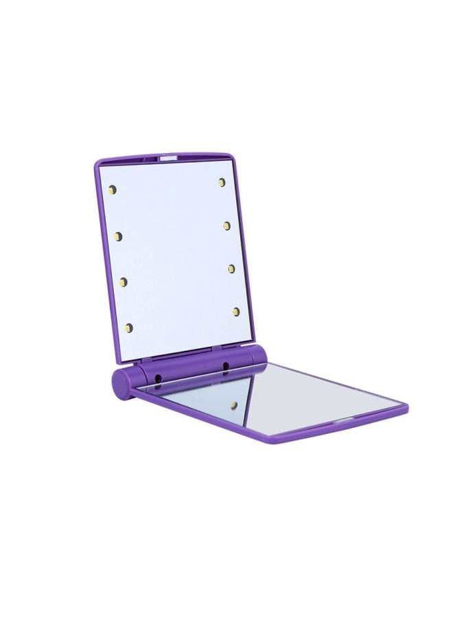 كول بيبي مرآة مكياج صغيرة الحجم بإضاءة LED أرجواني/ شفاف - Image 2