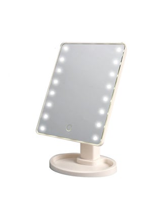 LED Make Up Mirror Clear/White 29x18x8cm - v1556025032/N23955110A_1