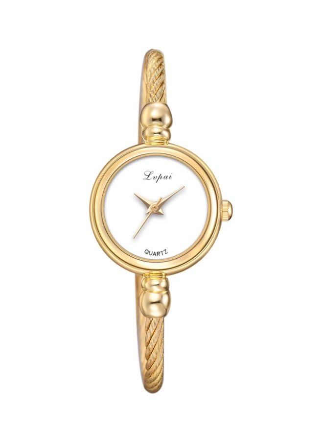 شاربدو ساعة يد كوارتز بعقارب طراز LP467-GO-W للنساء - Image 1