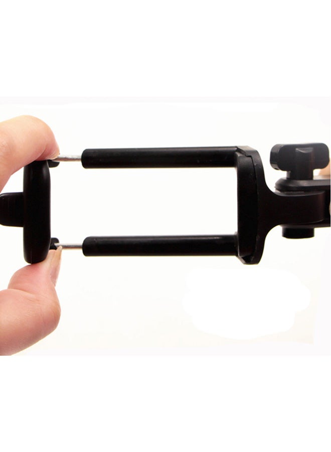 Voberry Wired Selfie Stick Black/Silver/Light Blue - Image 3