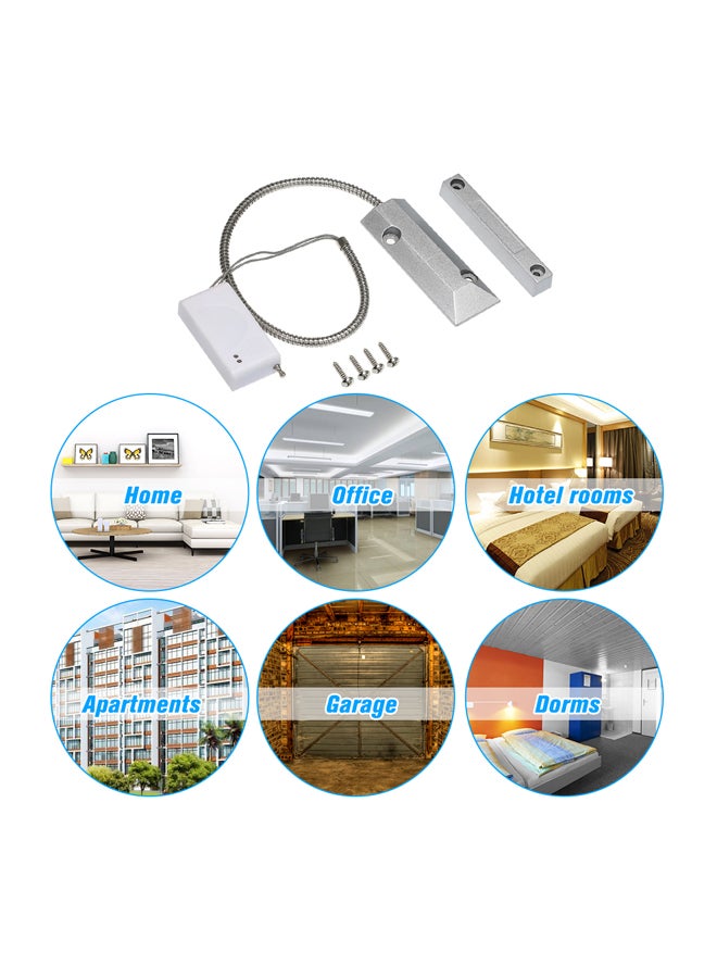 Magnetic Door Sensor Silver 19x2.5x15cm - Image 3