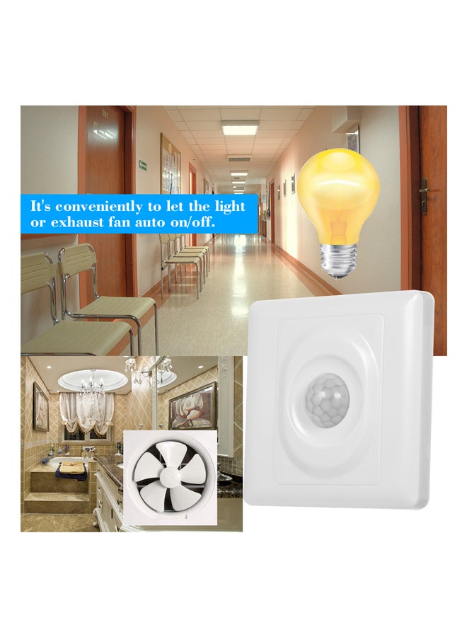Automatic IR Motion Sensor ON/OFF Switch White  - Image 3
