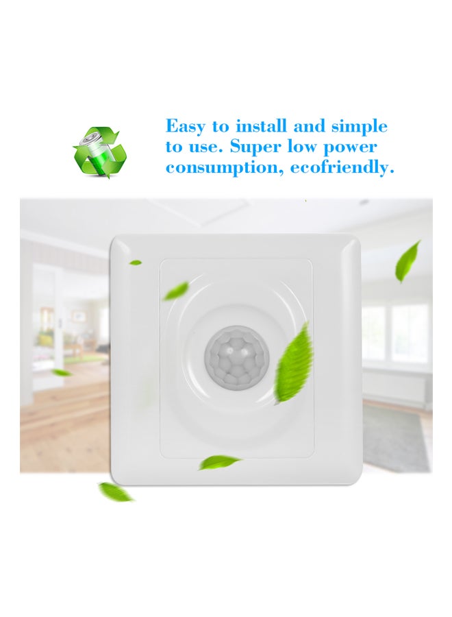 Automatic IR Motion Sensor ON/OFF Switch White  - Image 4