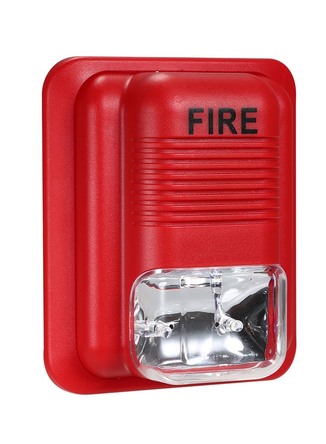 جهاز إنذار بضوء LED للتنبيه من الحريق أحمر 15.2x6.3x12.2Ø³Ù†ØªÙŠÙ…ØªØ± - Image 1