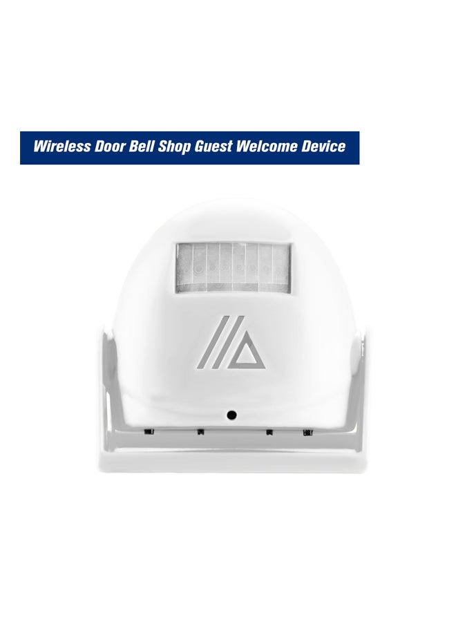 Wireless Motion Sensor Door Bell Alarm White 23x4.5x13cm  - Image 2
