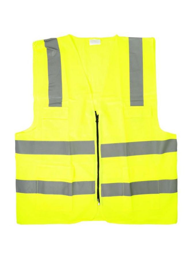 Estelle Safety Vest With Zipper Green/Grey One Size  - Image 1