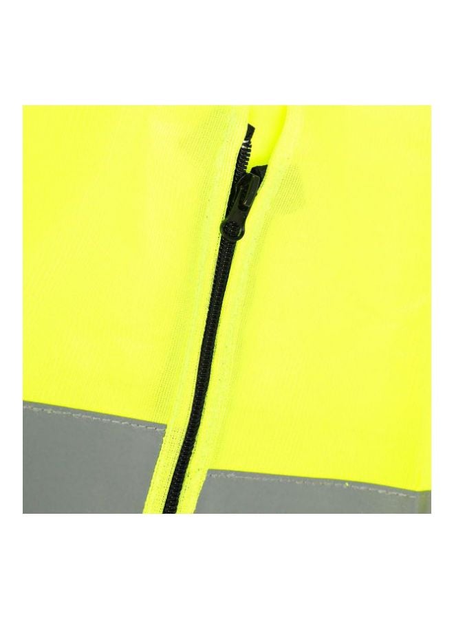Estelle Safety Vest With Zipper Green/Grey One Size  - Image 2