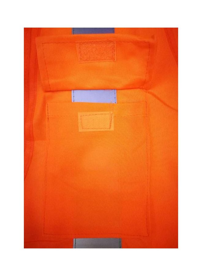 إستيل فيست أمان مزود بسحاب برتقالي/رمادي One Size - Image 3