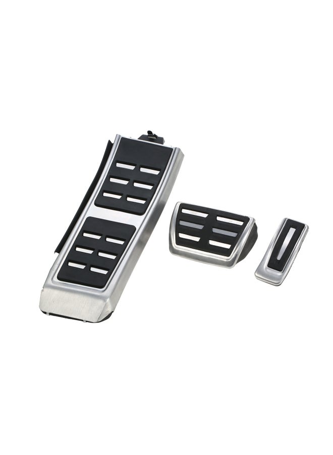 Generic - AT Fuel Brake Footrest Pedals  for Audi A4 B8 S4 RS4 Q3 A5 S5 RS5 8T Q5 8R A6 A7 A8 Left Driving Country - Image 1
