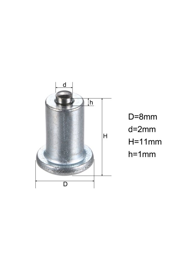 Generic Tire Stud Small Screws Hard Alloy Snow Nail Anti-Slip Screws For Automobile Tire Stud Screws Auto Car Accessories 100 Pcs 8*11mm - Image 3