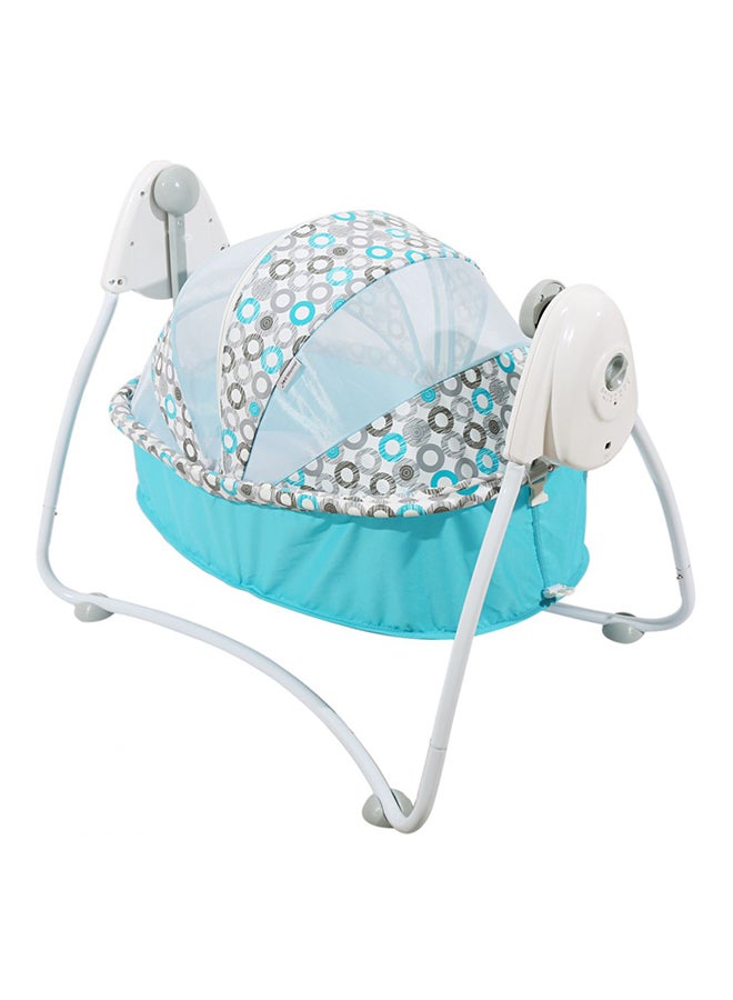 Mamalove Baby Bed Wrapped With Battery And Charger Blue - Image 2