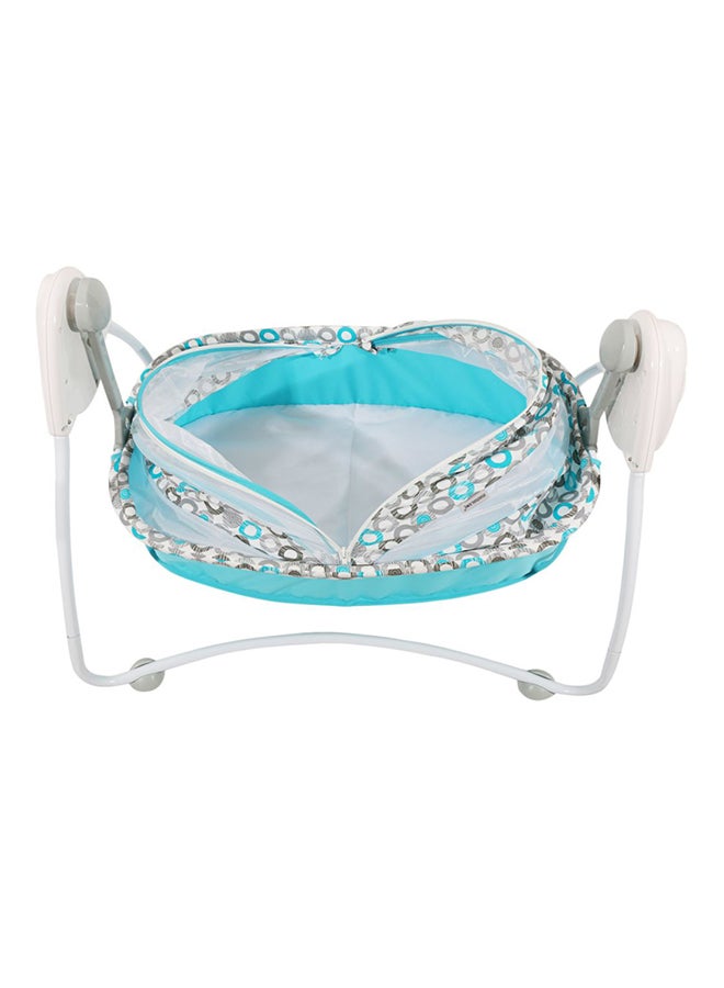Mamalove Baby Bed Wrapped With Battery And Charger Blue - Image 3