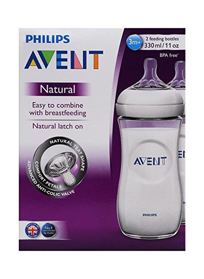 Philips Avent 2-Piece Natural Feeding Bottle 330ml - Image 4