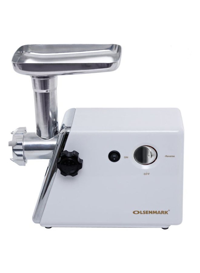 أولسنمارك مفرمة لحم محمولة 800 W OMMG2110N أبيض/فضي - Image 3