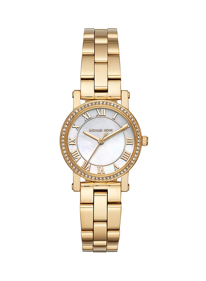Michael Kors women Stainless Steel Petite Norie Band Watch- Mk3682