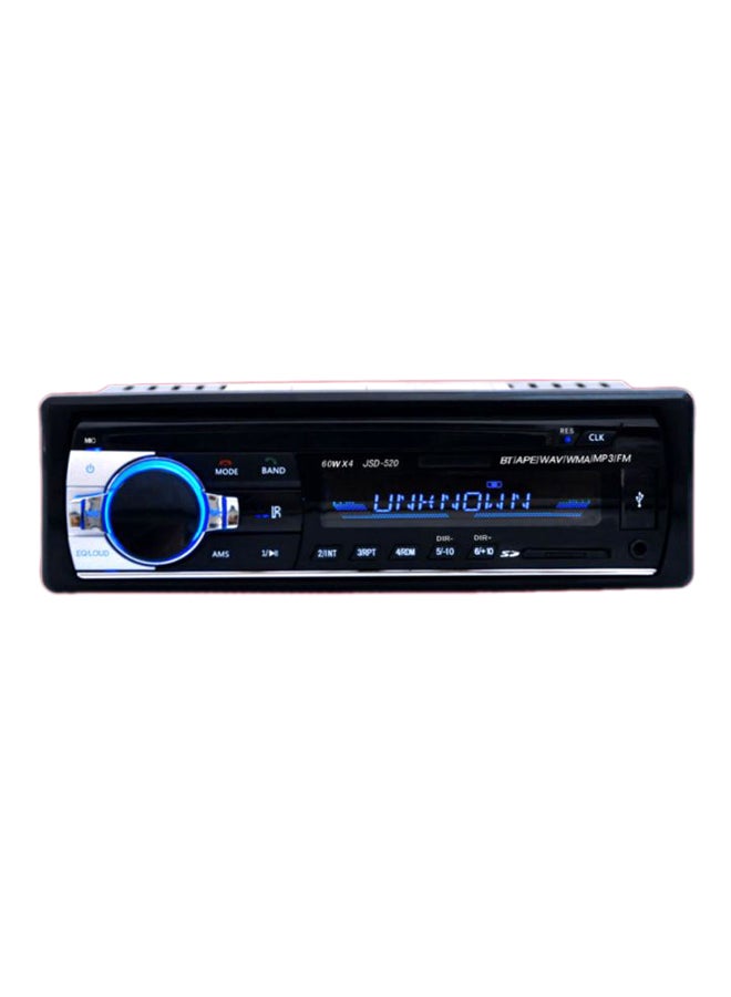 مشغل MP3 مزود بشاشة LCD وراديو وخاصية البلوتوث، يعمل بجهاز تحكم عن بعد ومناسب للسيارة 157028 أسود - Image 1