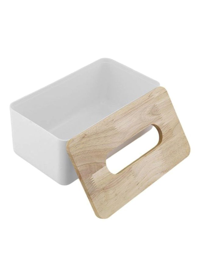 Removable Tissue Box White/Beige - Image 1
