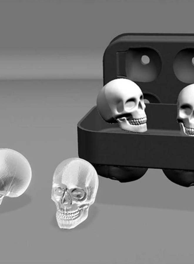Generic - Skull Shape Halloween DIY Ice Mold Black - Image 1