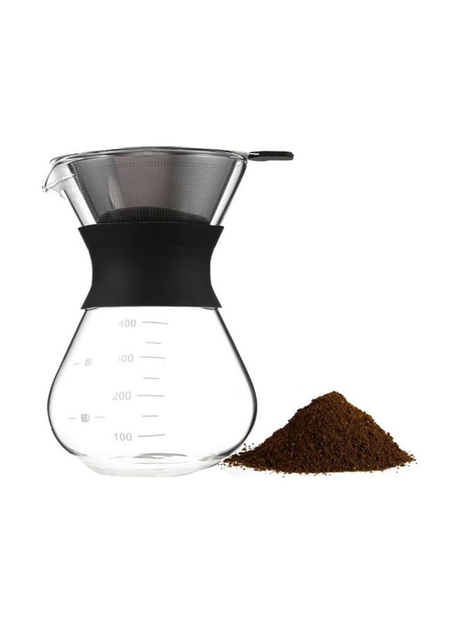 supple Filter Drip Brewing Chemex Coffee Maker Clear 400ml  - Image 1