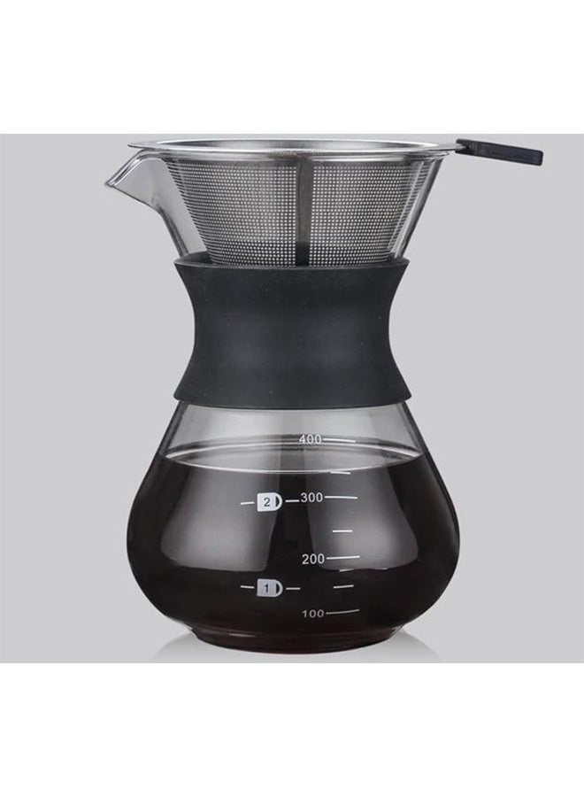 supple Filter Drip Brewing Chemex Coffee Maker Clear 400ml  - Image 2