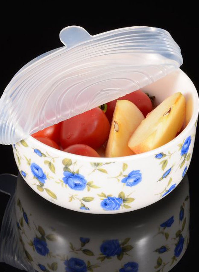 Generic 6-Piece Food Saran Wrap Cover Set Clear  - Image 3