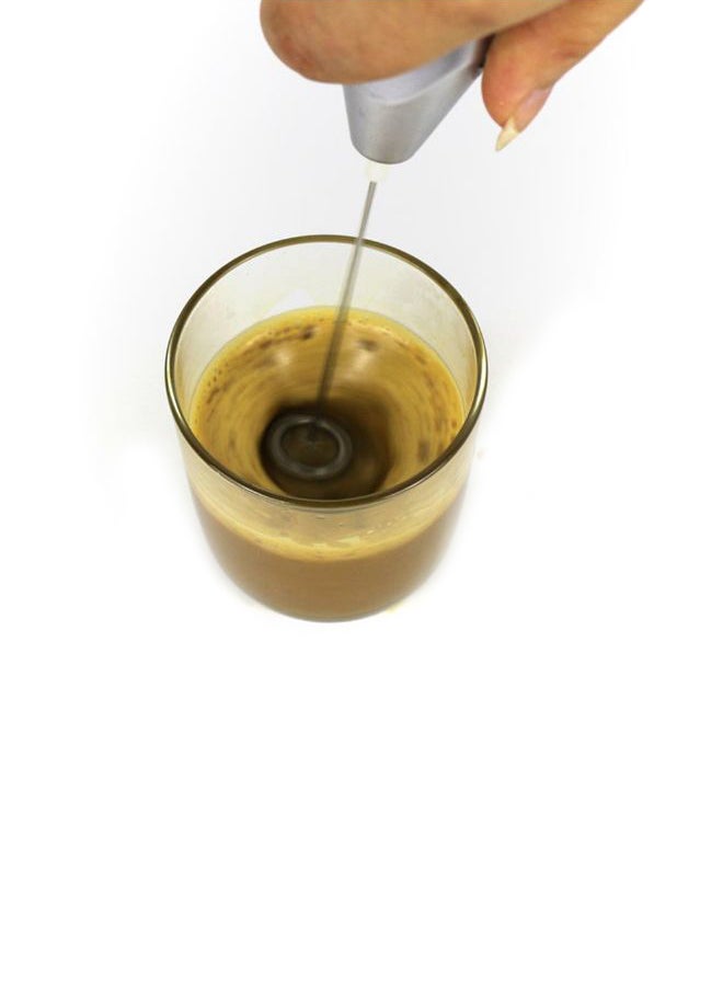Coffee Milk Whisk Stirrer YY1924003 Silver  - Image 2
