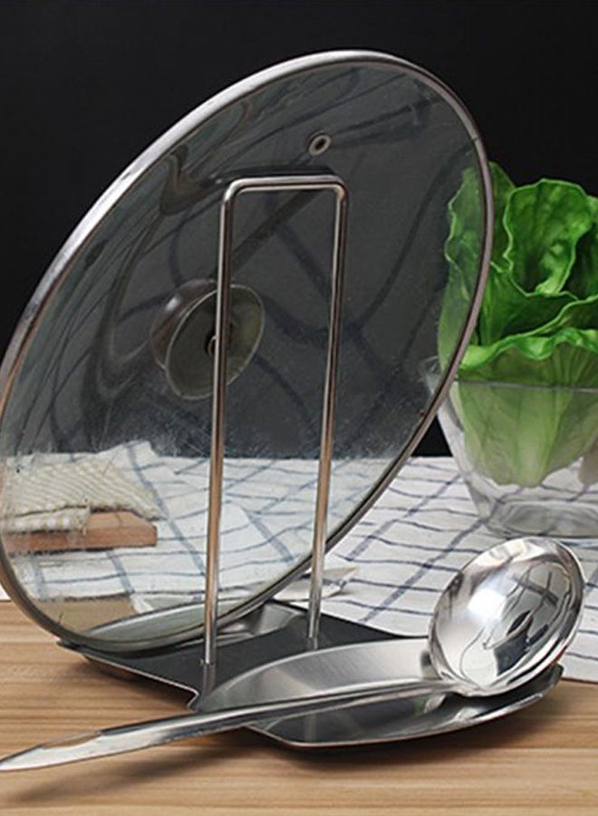 Generic - Pan Pot Rack With Removable Lid Silver - Image 1