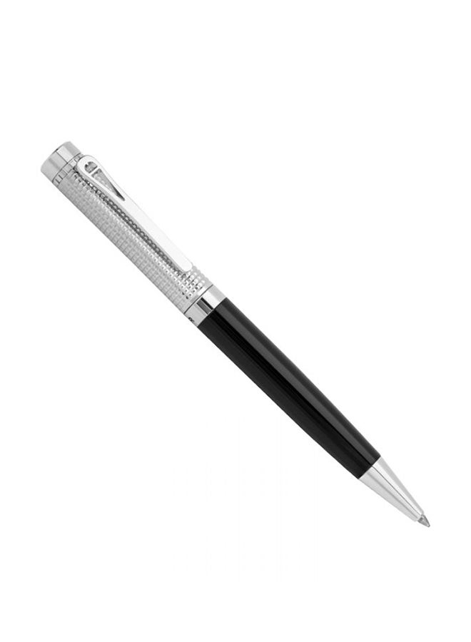 اغنر قلم حبر جاف بسن كروي أسود/فضي