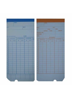 Time Punching Card Multicolour