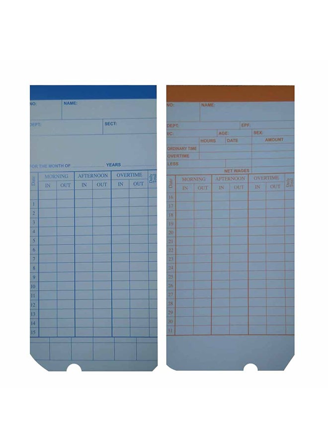 Various - Time Punching Card Multicolour - Image 1